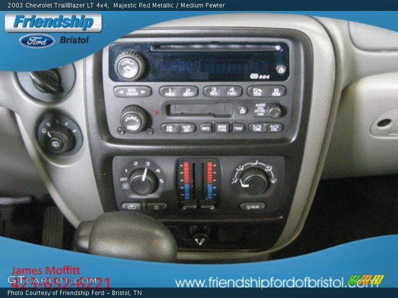 Majestic Red Metallic / Medium Pewter 2003 Chevrolet TrailBlazer LT 4x4