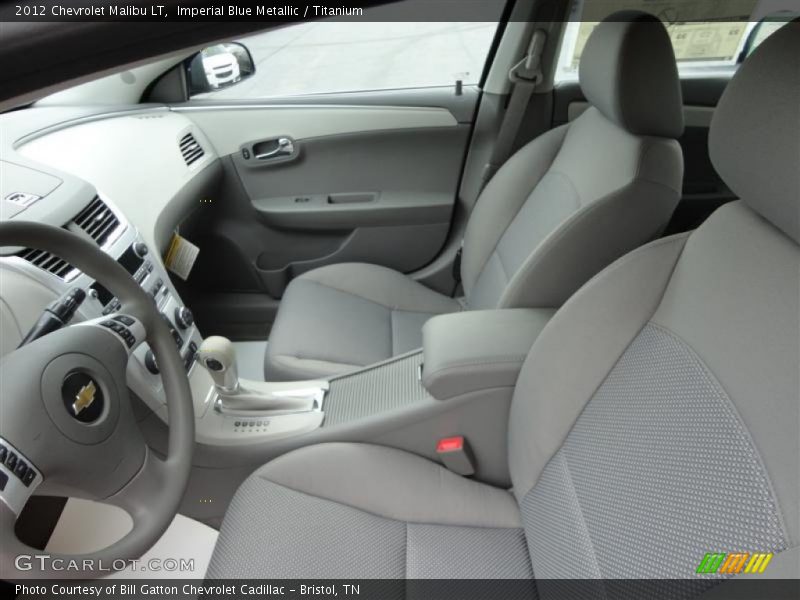 Imperial Blue Metallic / Titanium 2012 Chevrolet Malibu LT