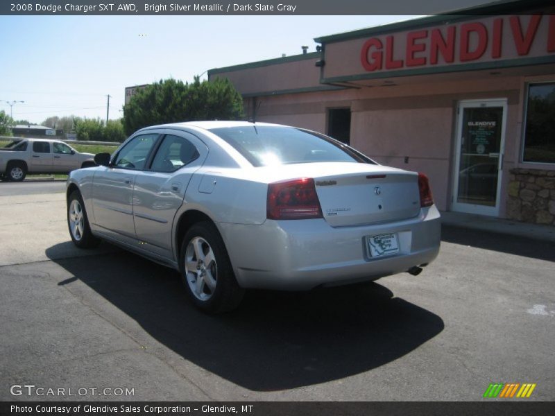 Bright Silver Metallic / Dark Slate Gray 2008 Dodge Charger SXT AWD