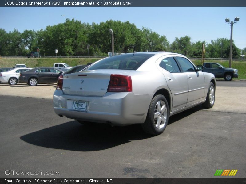 Bright Silver Metallic / Dark Slate Gray 2008 Dodge Charger SXT AWD