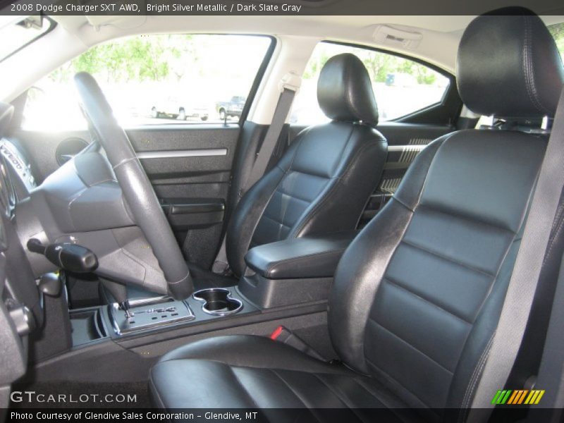 Bright Silver Metallic / Dark Slate Gray 2008 Dodge Charger SXT AWD