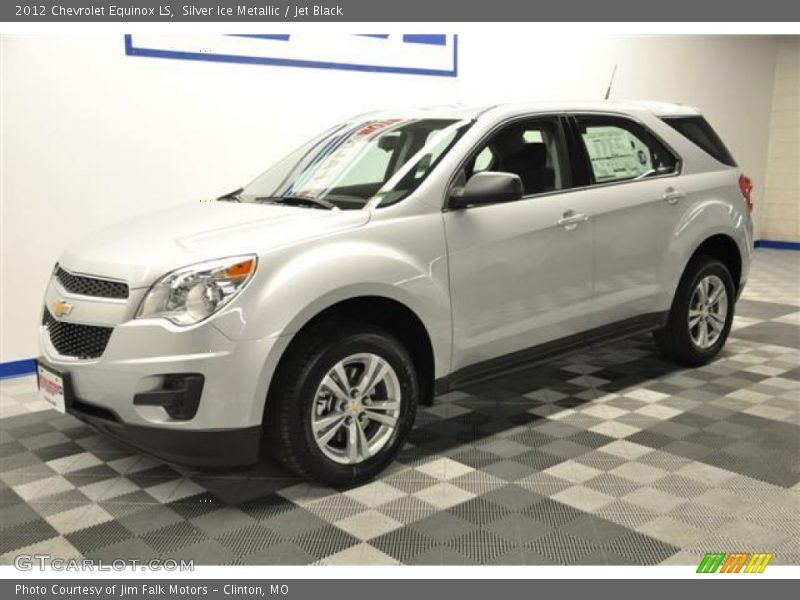 Silver Ice Metallic / Jet Black 2012 Chevrolet Equinox LS