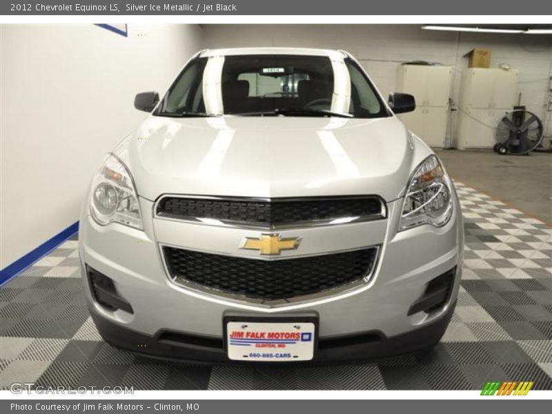 Silver Ice Metallic / Jet Black 2012 Chevrolet Equinox LS