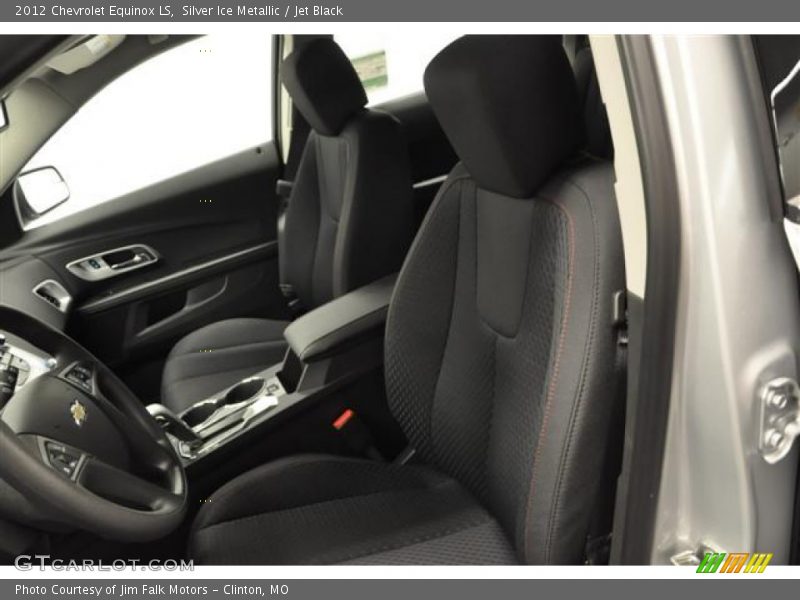 Silver Ice Metallic / Jet Black 2012 Chevrolet Equinox LS
