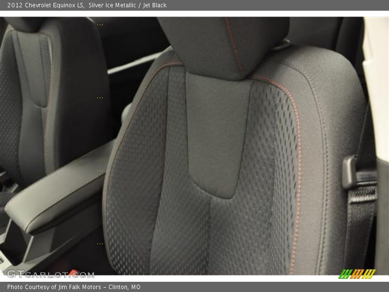 Silver Ice Metallic / Jet Black 2012 Chevrolet Equinox LS