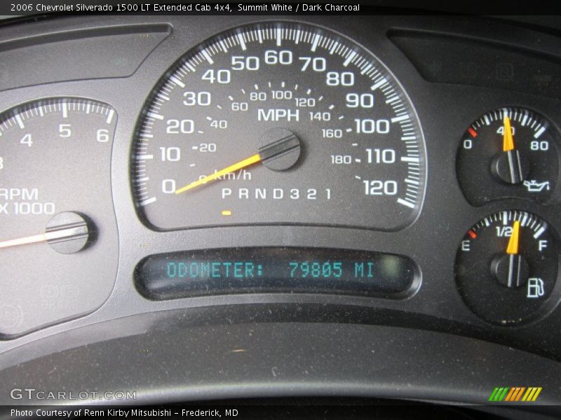 Summit White / Dark Charcoal 2006 Chevrolet Silverado 1500 LT Extended Cab 4x4