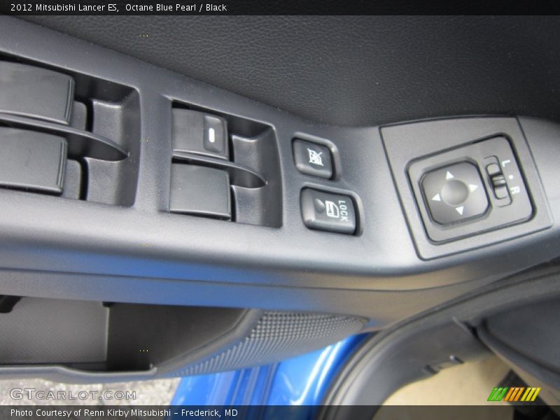 Octane Blue Pearl / Black 2012 Mitsubishi Lancer ES