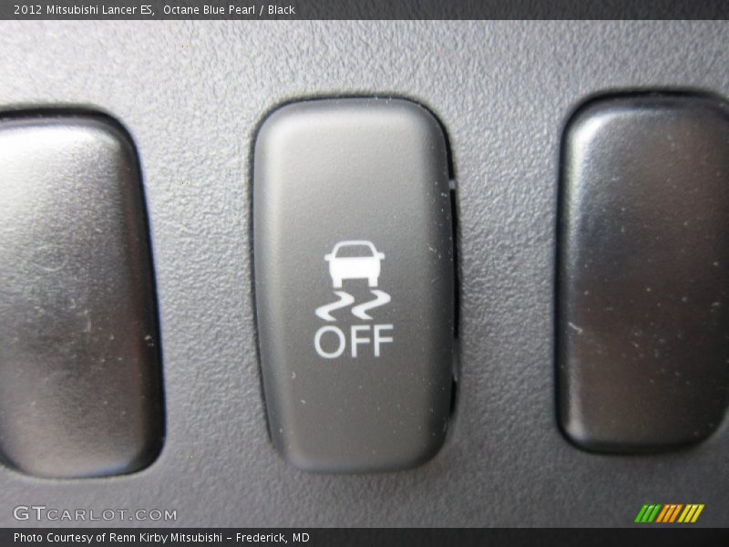 Octane Blue Pearl / Black 2012 Mitsubishi Lancer ES