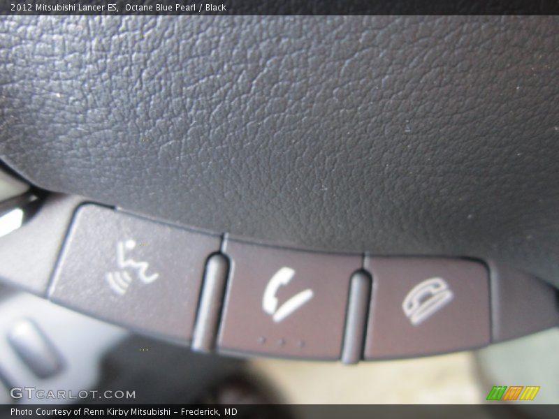 Octane Blue Pearl / Black 2012 Mitsubishi Lancer ES