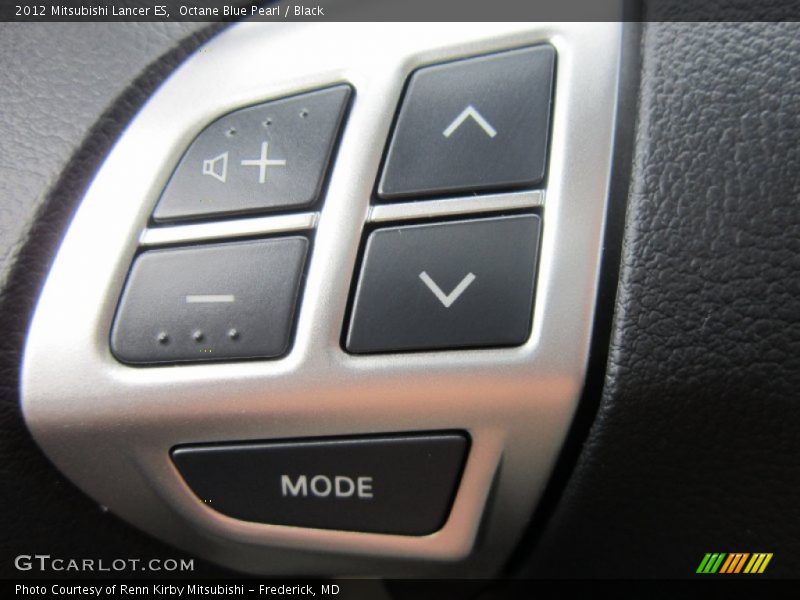 Octane Blue Pearl / Black 2012 Mitsubishi Lancer ES