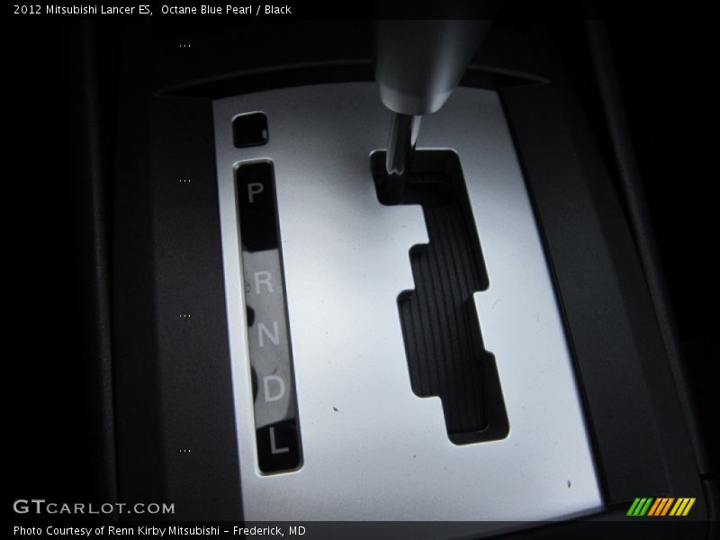 Octane Blue Pearl / Black 2012 Mitsubishi Lancer ES