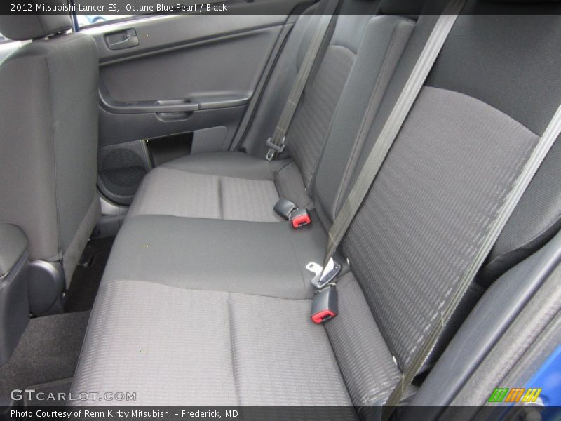 Octane Blue Pearl / Black 2012 Mitsubishi Lancer ES