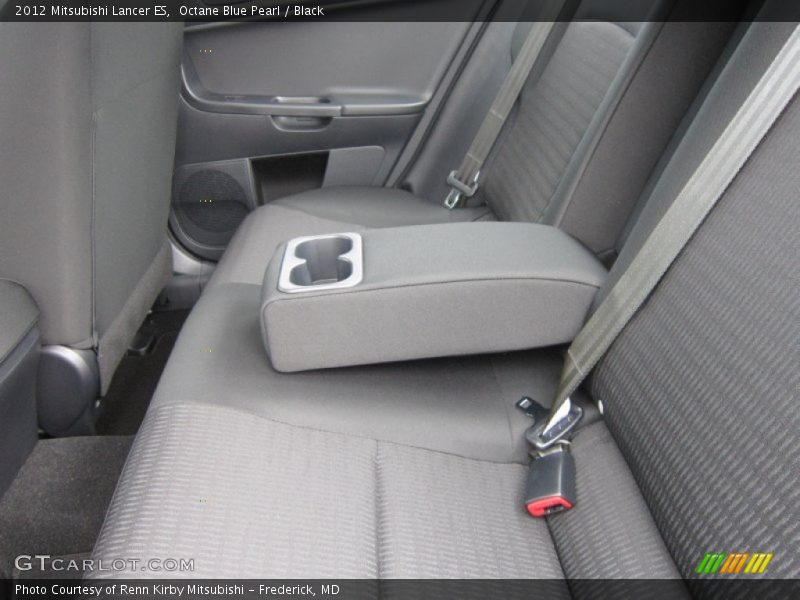 Octane Blue Pearl / Black 2012 Mitsubishi Lancer ES