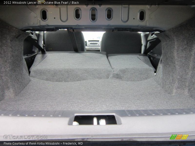 Octane Blue Pearl / Black 2012 Mitsubishi Lancer ES