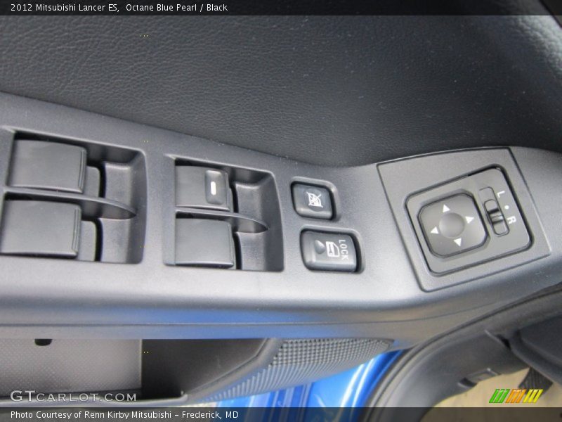 Octane Blue Pearl / Black 2012 Mitsubishi Lancer ES