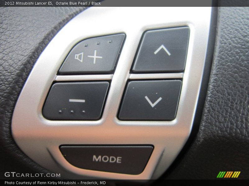 Octane Blue Pearl / Black 2012 Mitsubishi Lancer ES