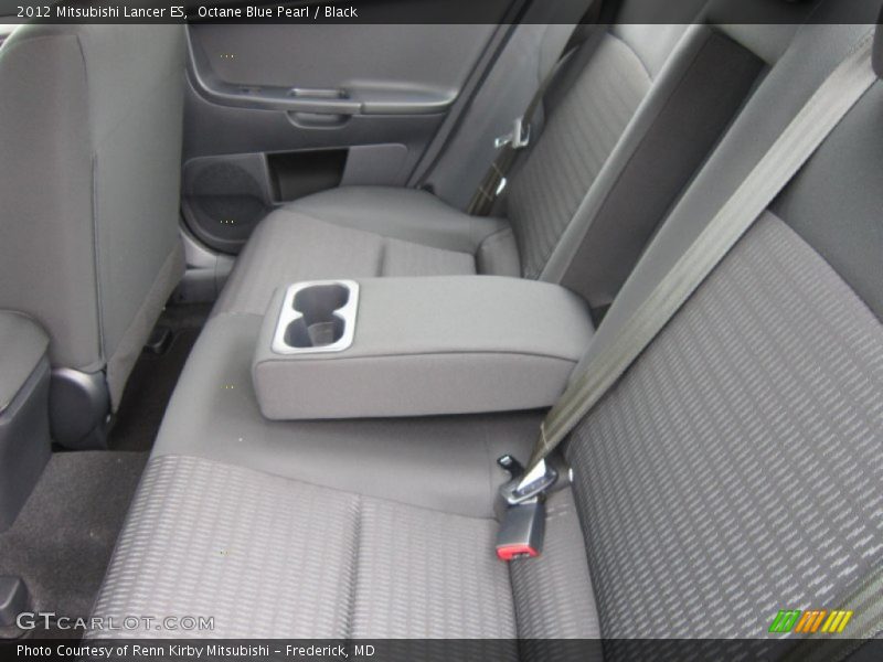 Octane Blue Pearl / Black 2012 Mitsubishi Lancer ES