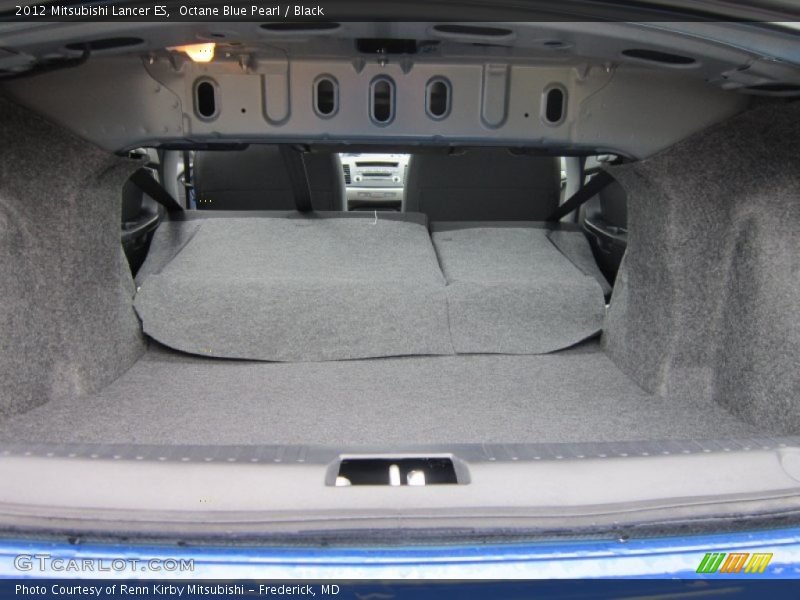 Octane Blue Pearl / Black 2012 Mitsubishi Lancer ES