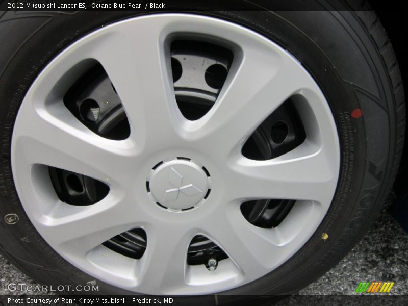 Octane Blue Pearl / Black 2012 Mitsubishi Lancer ES