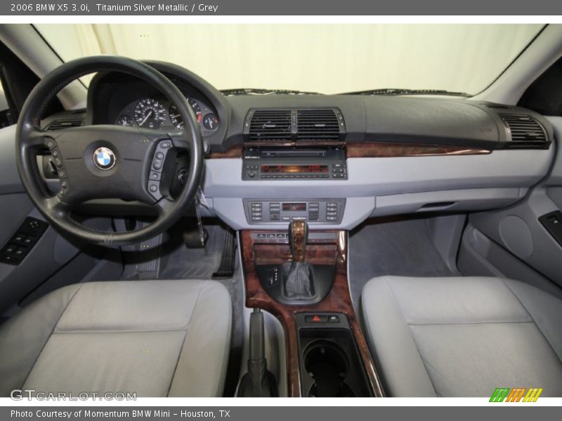 Titanium Silver Metallic / Grey 2006 BMW X5 3.0i
