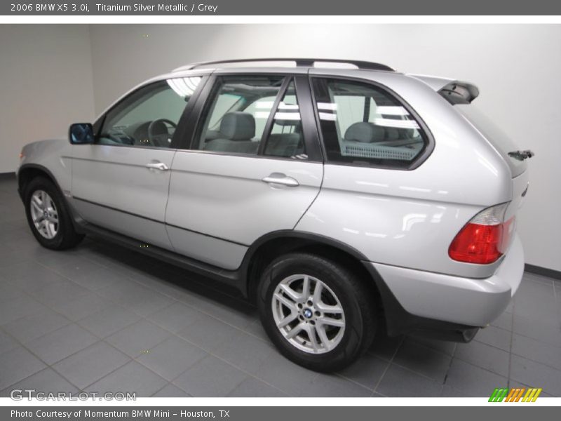 Titanium Silver Metallic / Grey 2006 BMW X5 3.0i
