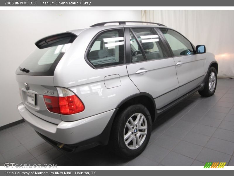 Titanium Silver Metallic / Grey 2006 BMW X5 3.0i