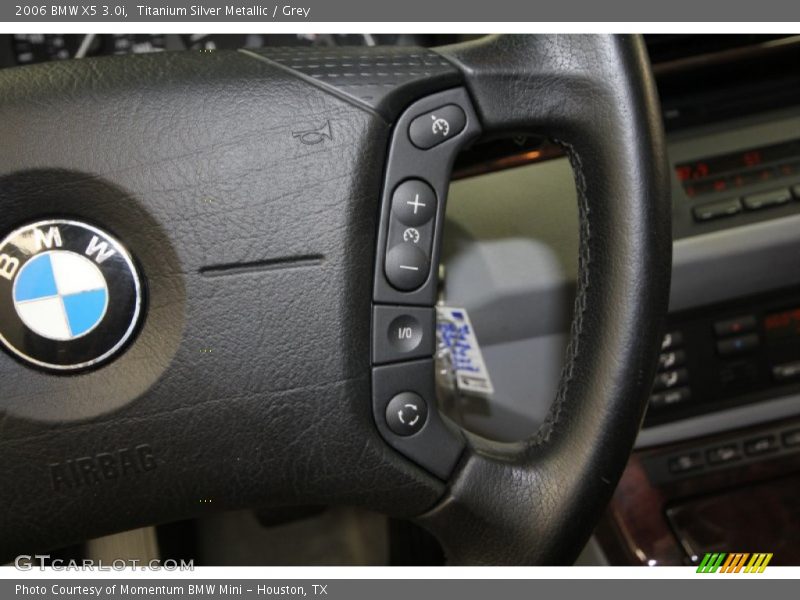 Titanium Silver Metallic / Grey 2006 BMW X5 3.0i