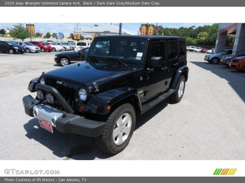 Black / Dark Slate Gray/Medium Slate Gray 2009 Jeep Wrangler Unlimited Sahara 4x4