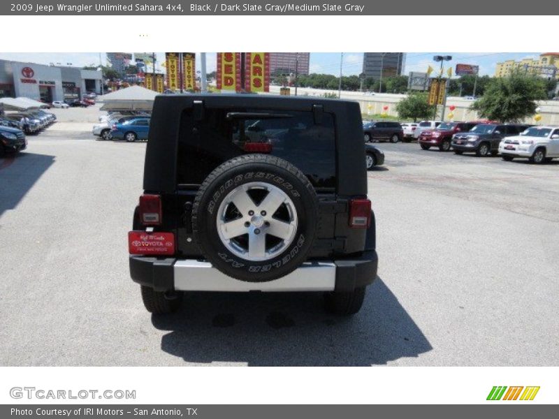 Black / Dark Slate Gray/Medium Slate Gray 2009 Jeep Wrangler Unlimited Sahara 4x4