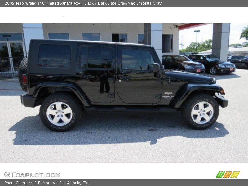 Black / Dark Slate Gray/Medium Slate Gray 2009 Jeep Wrangler Unlimited Sahara 4x4