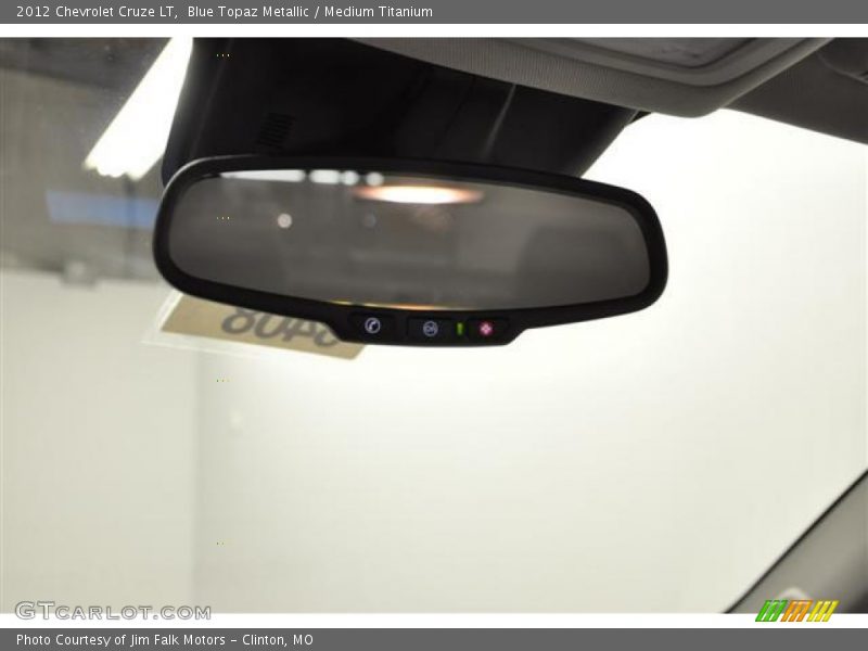 Blue Topaz Metallic / Medium Titanium 2012 Chevrolet Cruze LT