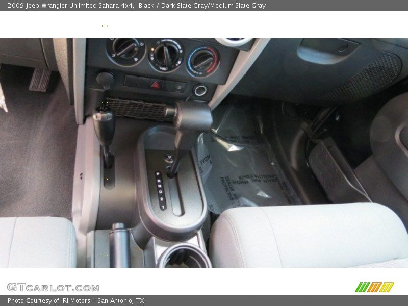 Black / Dark Slate Gray/Medium Slate Gray 2009 Jeep Wrangler Unlimited Sahara 4x4