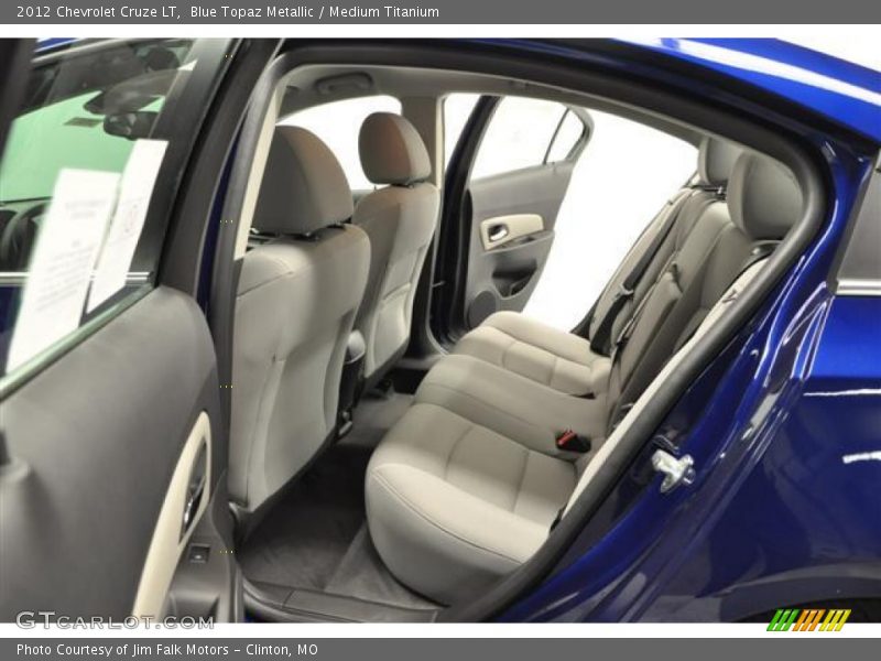 Blue Topaz Metallic / Medium Titanium 2012 Chevrolet Cruze LT