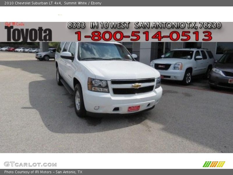 Summit White / Ebony 2010 Chevrolet Suburban LT 4x4