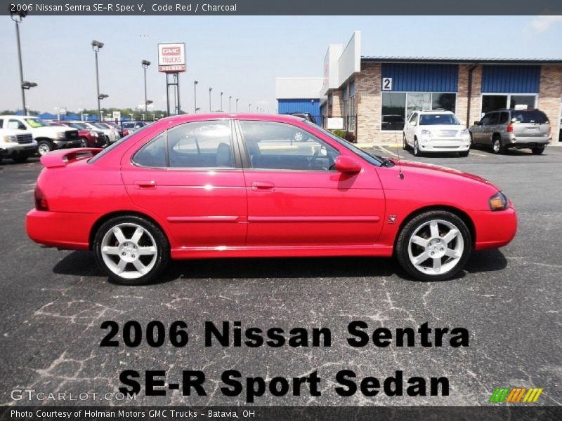 Code Red / Charcoal 2006 Nissan Sentra SE-R Spec V