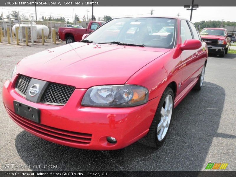 Code Red / Charcoal 2006 Nissan Sentra SE-R Spec V