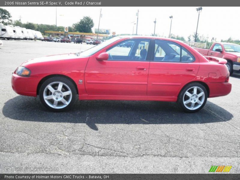 Code Red / Charcoal 2006 Nissan Sentra SE-R Spec V