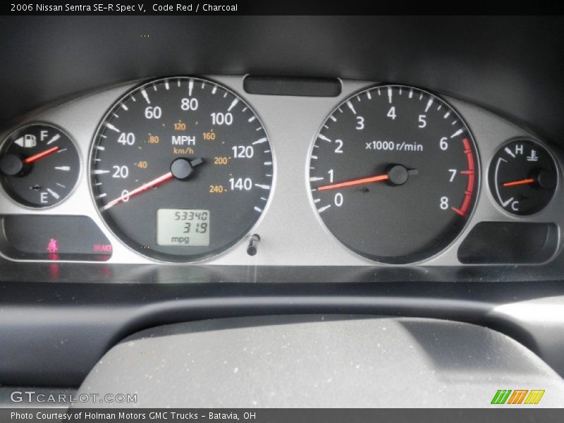 Code Red / Charcoal 2006 Nissan Sentra SE-R Spec V