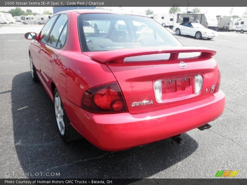 Code Red / Charcoal 2006 Nissan Sentra SE-R Spec V