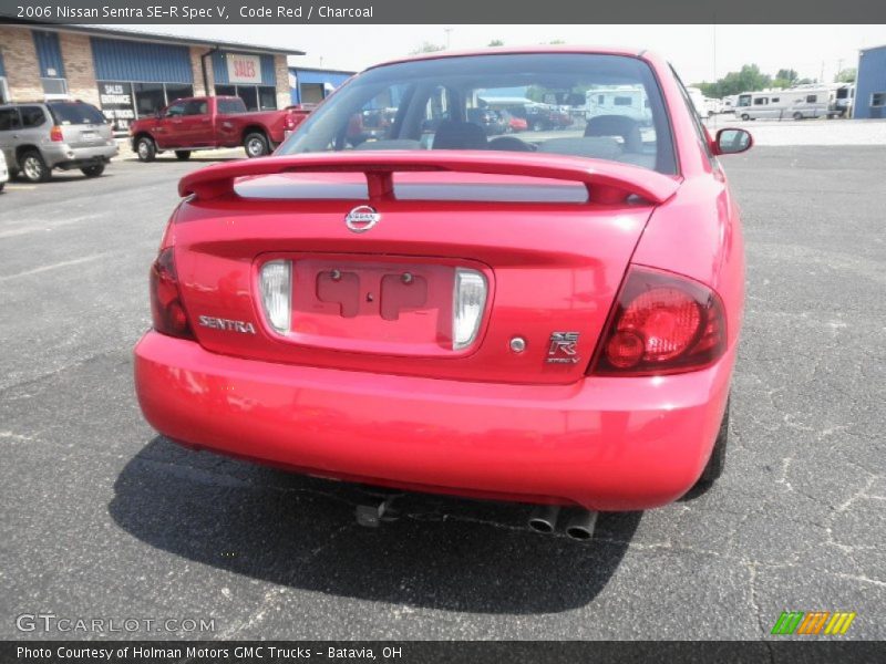 Code Red / Charcoal 2006 Nissan Sentra SE-R Spec V