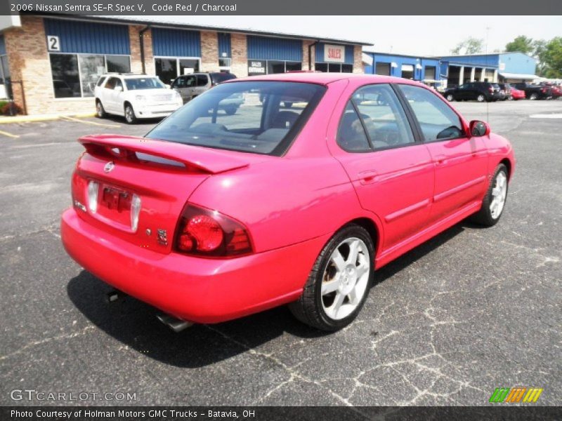 Code Red / Charcoal 2006 Nissan Sentra SE-R Spec V