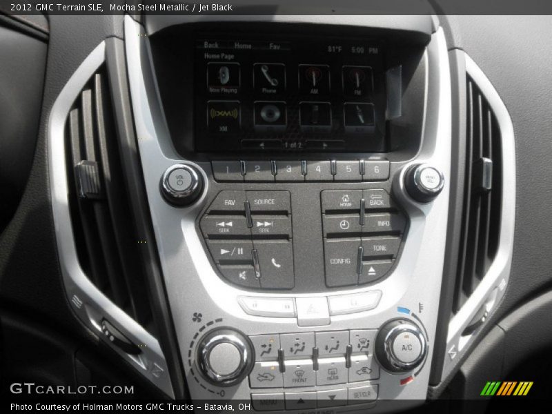 Mocha Steel Metallic / Jet Black 2012 GMC Terrain SLE