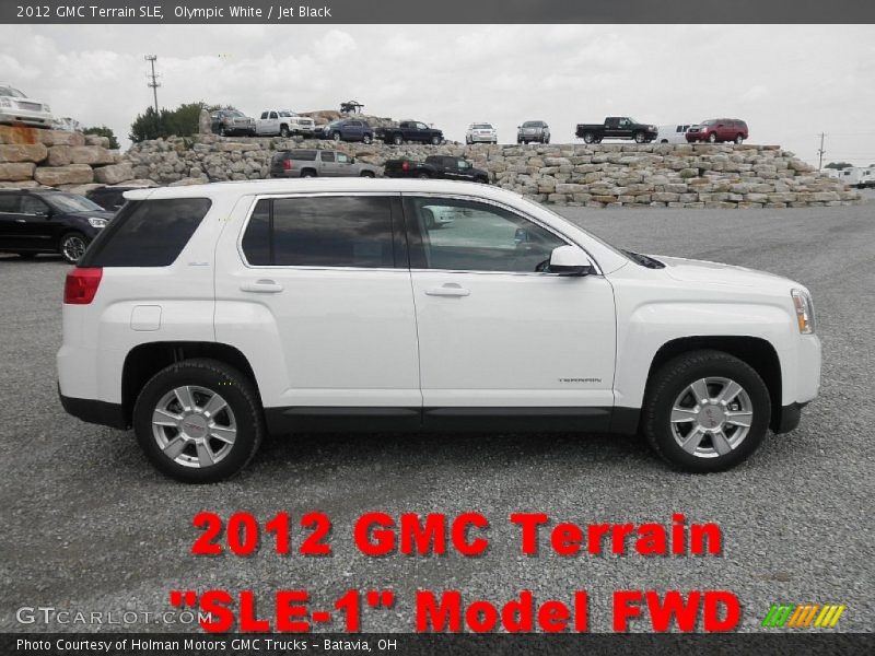 Olympic White / Jet Black 2012 GMC Terrain SLE