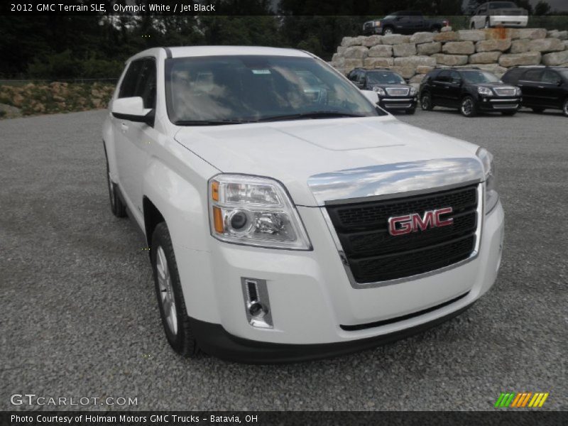 Olympic White / Jet Black 2012 GMC Terrain SLE