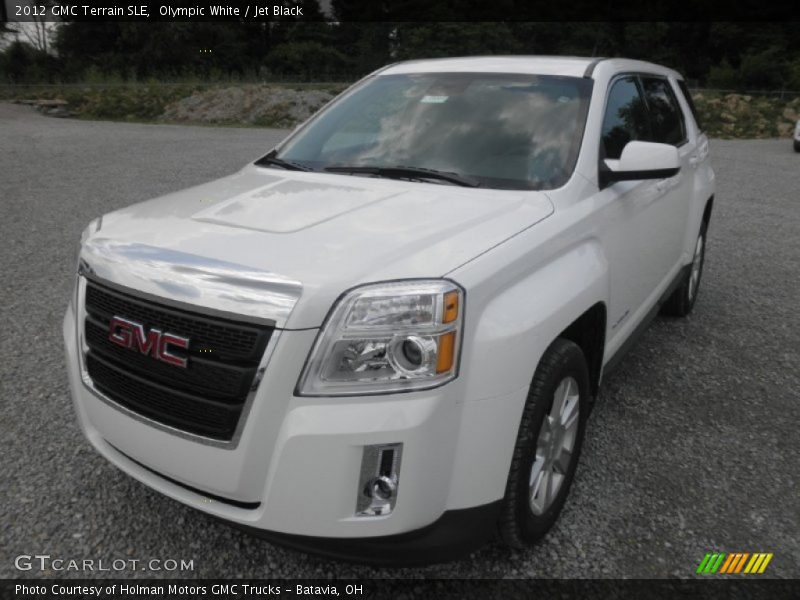 Olympic White / Jet Black 2012 GMC Terrain SLE
