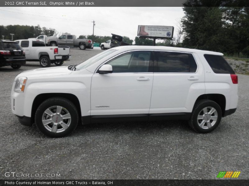Olympic White / Jet Black 2012 GMC Terrain SLE