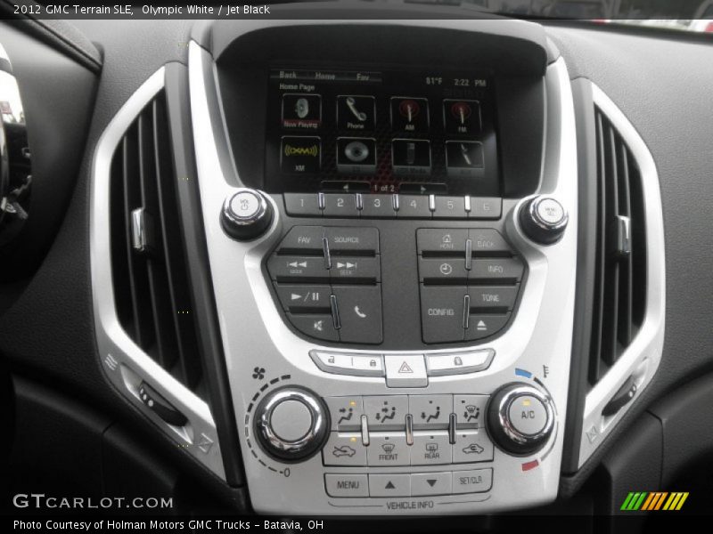 Olympic White / Jet Black 2012 GMC Terrain SLE