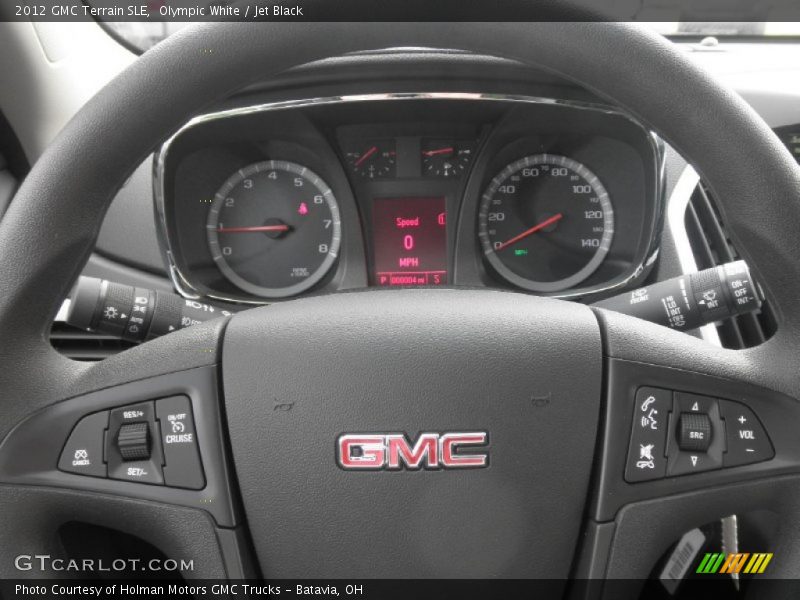 Olympic White / Jet Black 2012 GMC Terrain SLE
