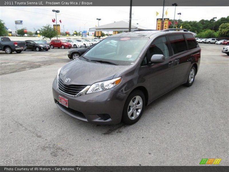 Predawn Gray Mica / Bisque 2011 Toyota Sienna LE