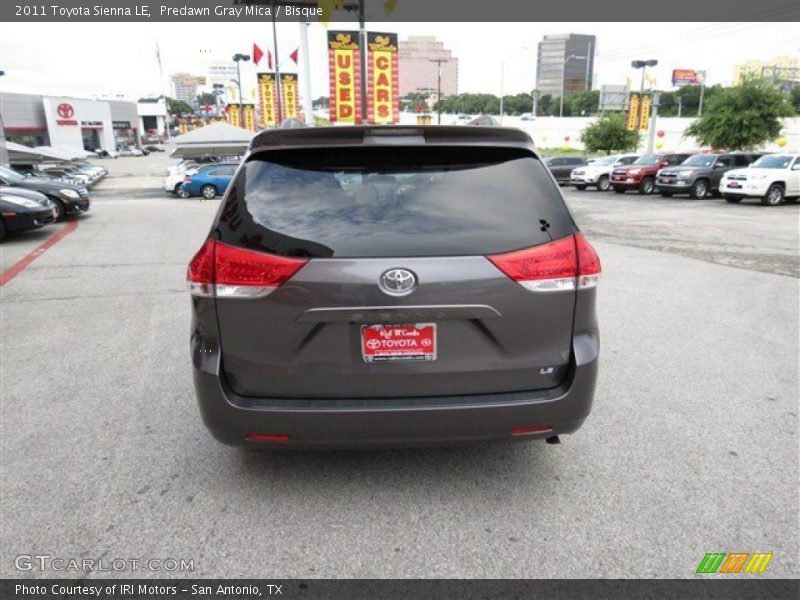 Predawn Gray Mica / Bisque 2011 Toyota Sienna LE